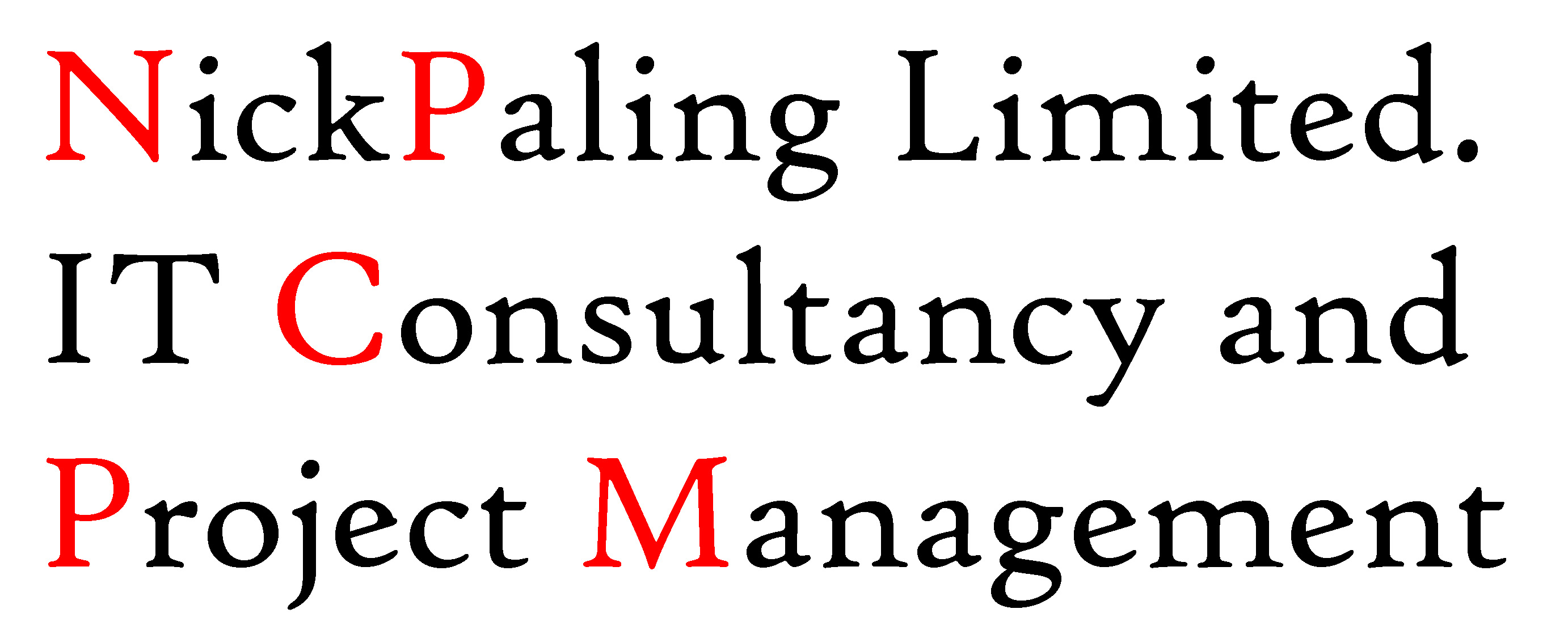 NickPaling Ltd, IT Consultancy and Project Management